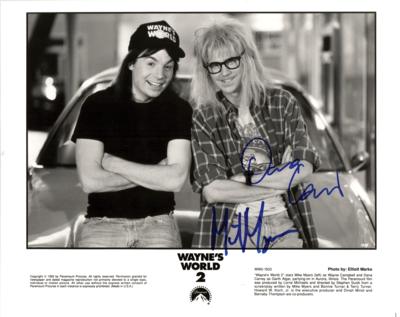 Lot #869 Wayne's World: Mike Myers and Dana Carvey
