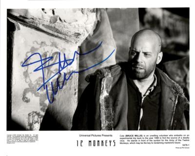 Lot #875 Bruce Willis Signed Photograph - Image 1