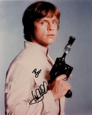 Lot #859 Star Wars: Mark Hamill Signed Photograph - Image 1