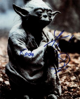 Lot #860 Star Wars: Frank Oz Signed Photograph - Image 1