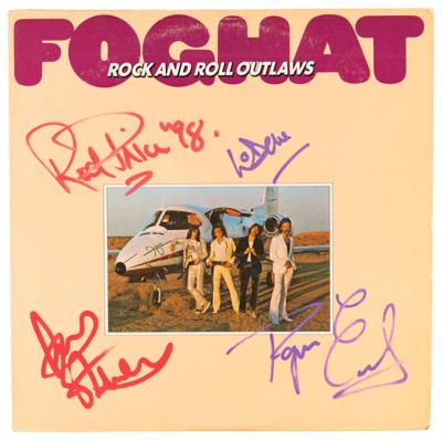 Lot #700 Foghat Signed Album - Rock and Roll Outlaws - Image 1