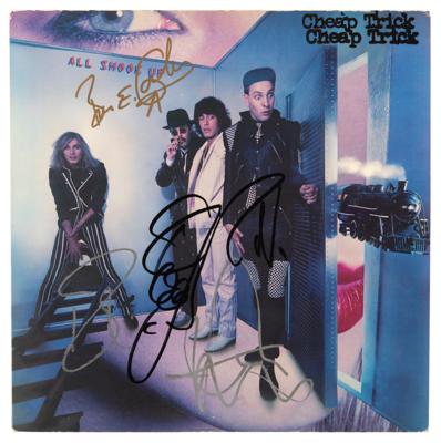 Lot #687 Cheap Trick Signed Album - All Shook Up