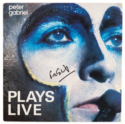 Lot #705 Peter Gabriel Signed Album - Plays Live - Image 1