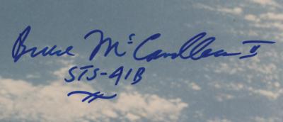 Lot #521 Bruce McCandless Signed Oversized Photograph - Image 2