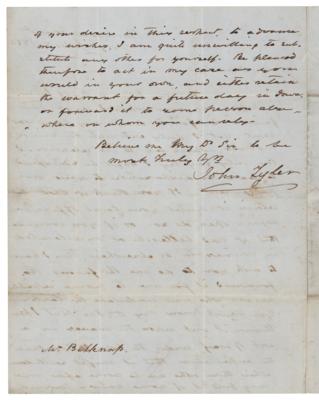 Lot #17 Zachary Taylor Document Signed - Fort Crawford Supplies Requisition - Image 2