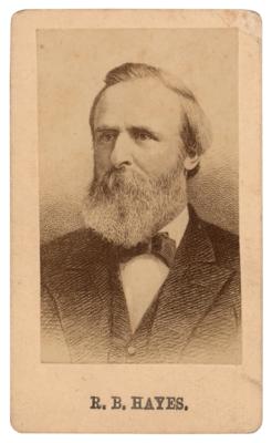 Lot #79 Rutherford B. Hayes Signed Photograph - Image 2