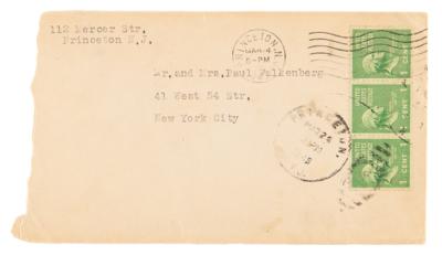 Lot #182 Albert Einstein Typed Letter Signed, Sending Thanks for an "Astronomic Atlas" - Image 3