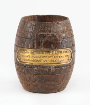 Lot #367 Horatio Nelson: HMS Victory Wooden Artifact - Image 1