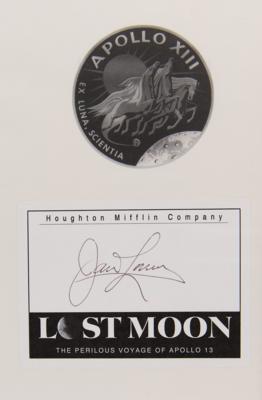 Lot #404 Apollo 13: Lovell, Haise, and Kranz Signed Book - Image 2