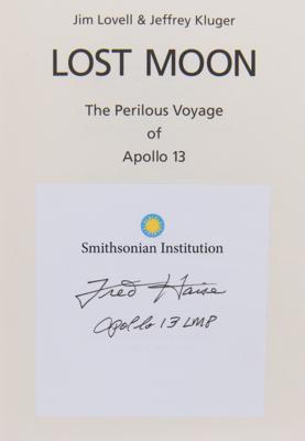 Lot #404 Apollo 13: Lovell, Haise, and Kranz Signed Book - Image 3