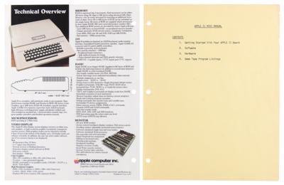 Lot #3113 Allan Alcorn: Apple II Owners Manual, Given by Steve Jobs and Steve Wozniak - Image 4