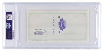 Lot #3079 Steve Jobs Signed 'Apple Computer Company' Check to Pacific Telephone (July 8, 1976) - PSA GEM MT 10 - Image 3