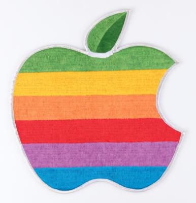 Lot #3114 Apple Logo Vintage Oversized Embroidery Patch - Image 1