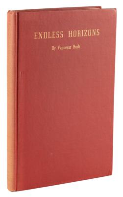 Lot #3144 Vannevar Bush Signed Book - Endless Horizons - Image 3