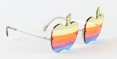 Lot #3115 Steve Wozniak's Apple Rainbow Glasses - One of 30 Custom-Made by an Optometrist in 1979 - Image 1