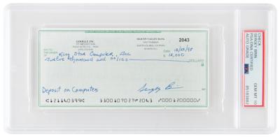 Lot #3156 Google: Sergey Brin Signed Check for
