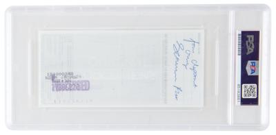 Lot #3158 Google: Larry Page Twice-Signed Check from First Palo Alto Office - PSA MINT 9 - Image 2
