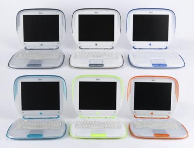 Lot #3042 Apple iBook G3 Laptops (6) in All Colors (with Boxes): Blueberry, Tangerine, Graphite, Indigo, and Key Lime - Image 3
