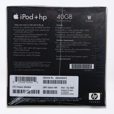 Lot #3062 Apple iPod+HP (4th Generation, Sealed - 40GB) - Image 5