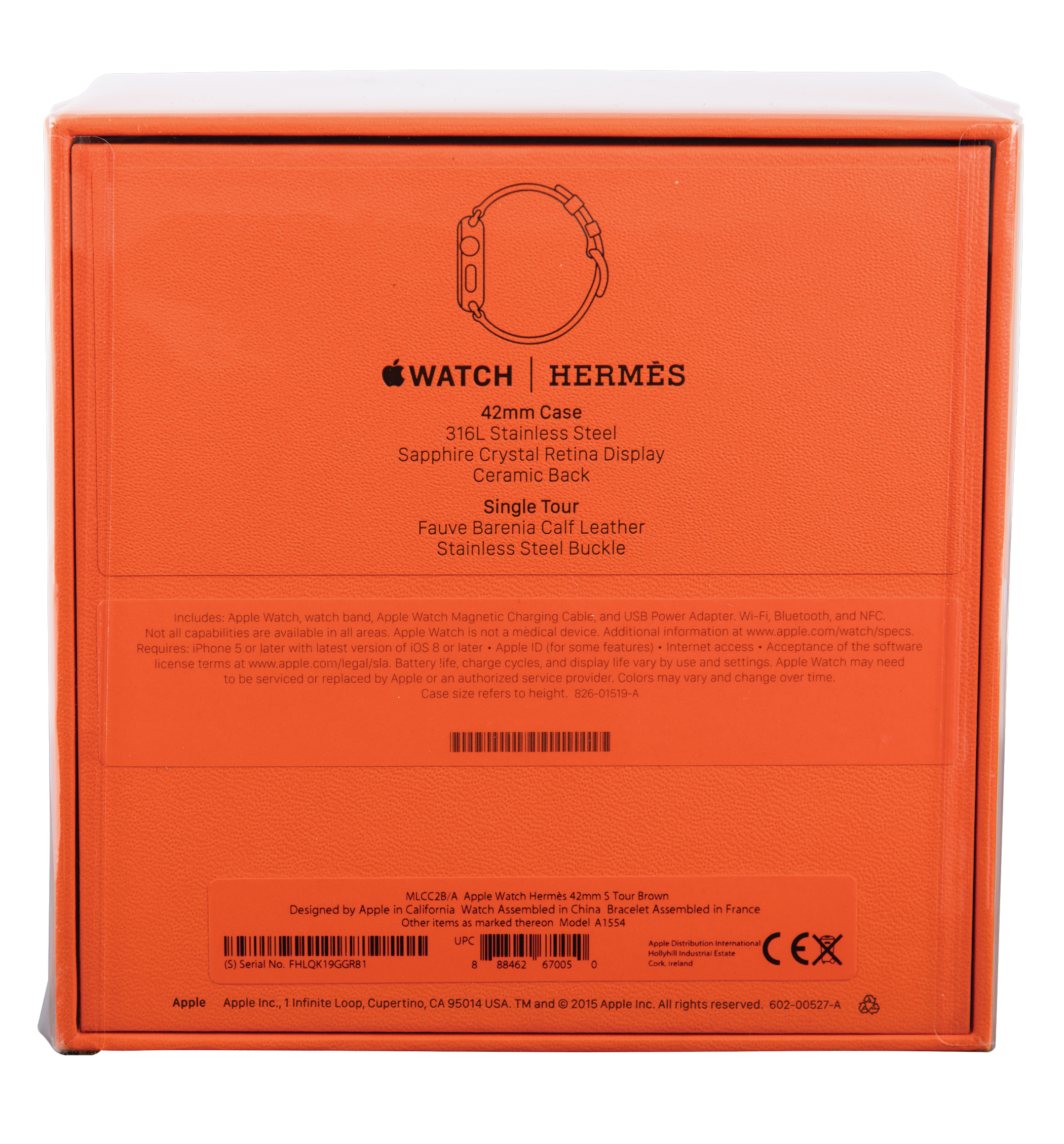 Lot #3077 Apple Watch Hermes Series 0 (Steel, 42 mm, Sealed) - Image 3