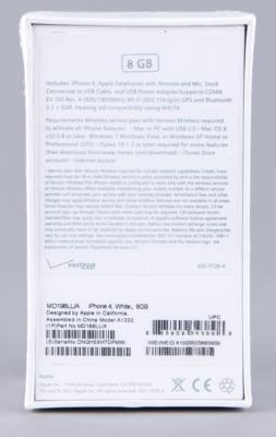 Lot #3054 Apple iPhone 4 (4th Generation, Sealed - 8GB) White Version - Image 5