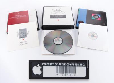 Lot #3132 Apple-Owned Pioneer LaserDisc Player with Apple Training LaserDiscs - Image 1