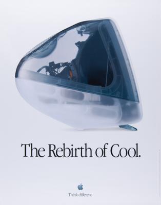 Lot #3107 Apple iMac 'Rebirth of Cool' Poster