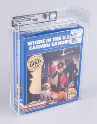 Lot #3198 Where in the World is Carmen Sandiego? [Re-Release] (Sealed PC 5.25″ and 3.5″ Floppy Disks) - VGA NM 80+ - Image 1