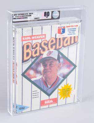 Lot #3174 Earl Weaver Baseball (Sealed PC 5.25″