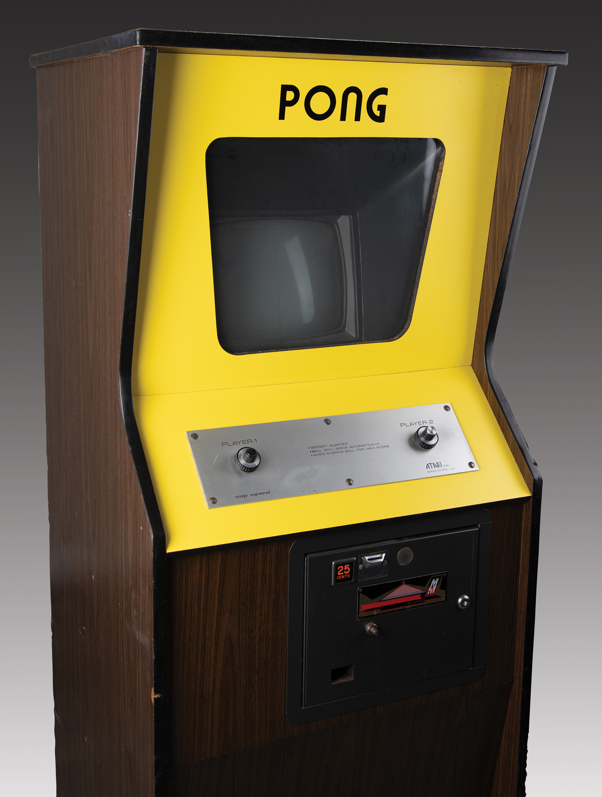 Lot #3164 Atari: PONG Arcade Video Game