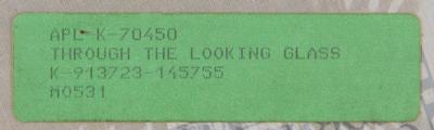 Lot #3123 Through the Looking Glass Video Game - Sealed Copy for Macintosh and Lisa - Image 4