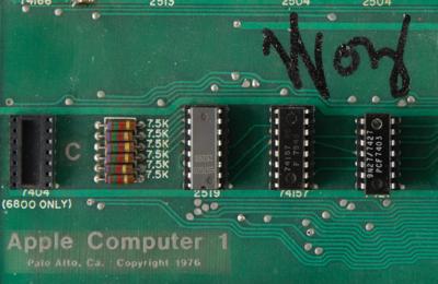 Lot #3001 Apple-1 Computer Signed by Steve Wozniak - Image 5