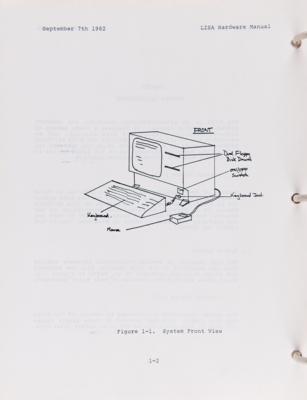 Lot #3018 Apple Lisa (5) Early Developer Schematics with Final Draft 'LISA Hardware Manual' from 1982 - Image 9