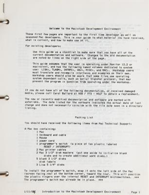 Lot #3021 Apple II and Macintosh (5) Developer Manuals - Image 2