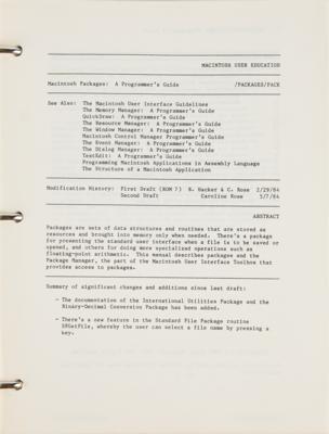 Lot #3021 Apple II and Macintosh (5) Developer Manuals - Image 7