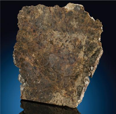 Lot #4415 NWA 2801 Meteorite Slice—from the Asteroid Vesta - Image 1