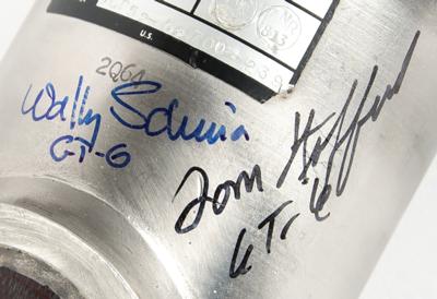 Lot #4024 Gemini 6 Crew-Signed Rocketdyne SE-6 Rocket Engine - Image 3