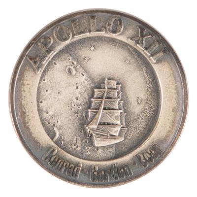 Lot #4167 Paul Weitz's Apollo 12 Flown Robbins Medallion - Image 1
