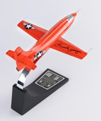 Lot #4428 Chuck Yeager Signed Bell X-1 Model