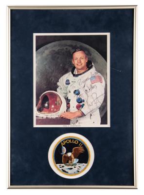 Lot #4154 Neil Armstrong Signed Photograph - Image 1