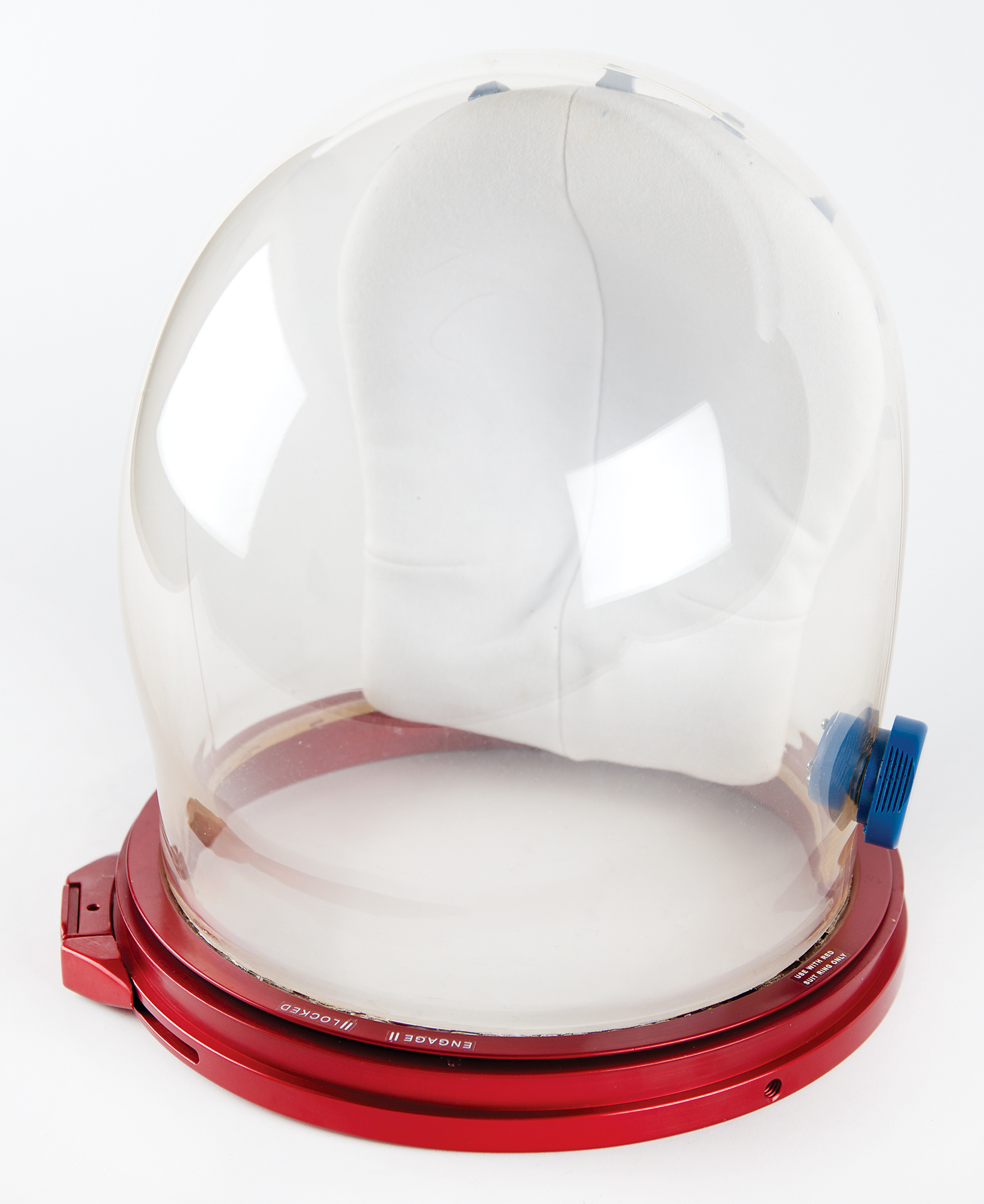Apollo Pressure Helmet Display with Original A7L Polycarbonate Bubble