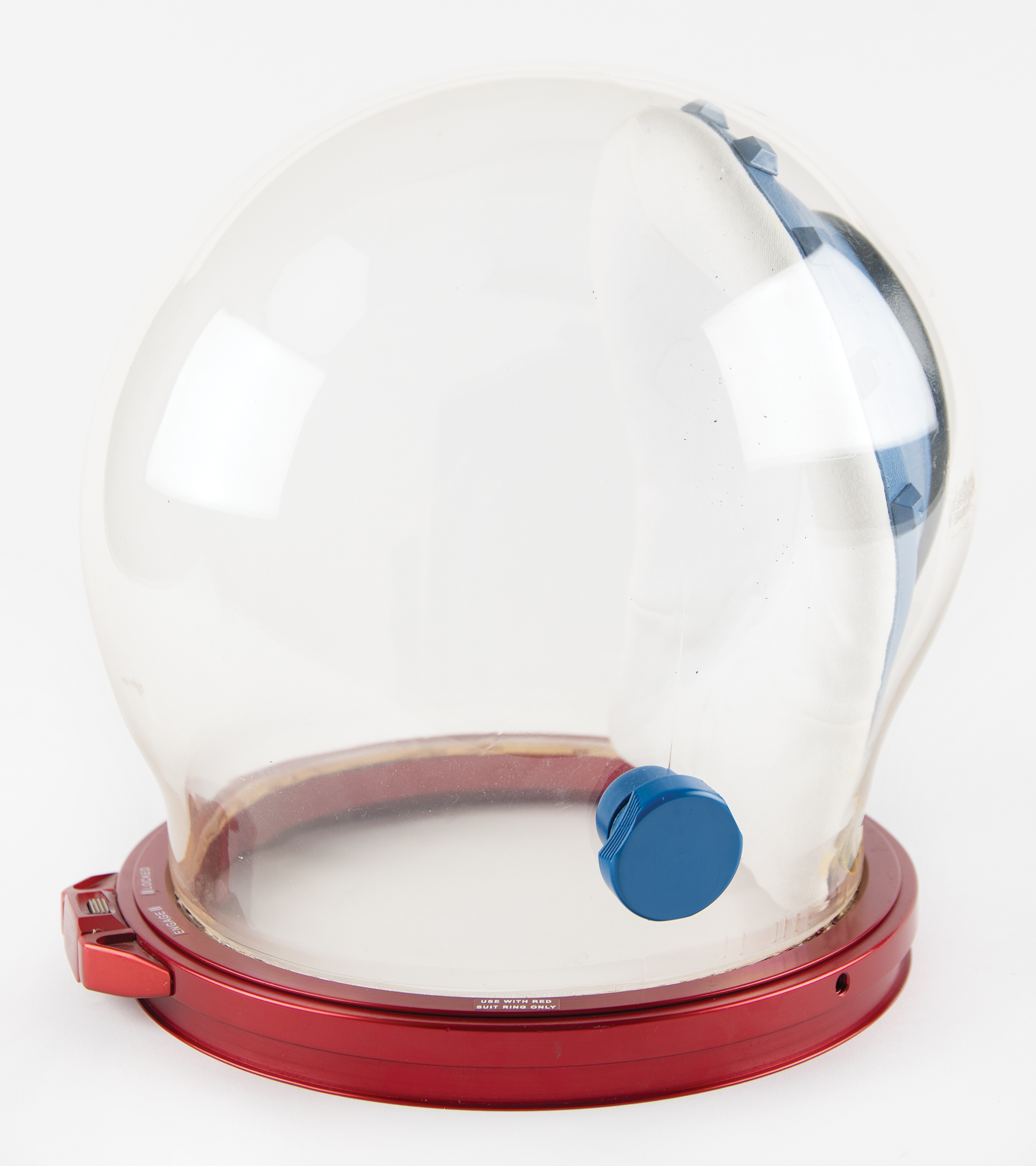 Lot #4326 Apollo Pressure Helmet Display with Original A7L Polycarbonate Bubble - Image 2