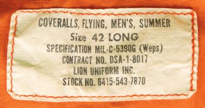 Lot #4009 John Glenn Signed USAF Flight Suit - Image 6