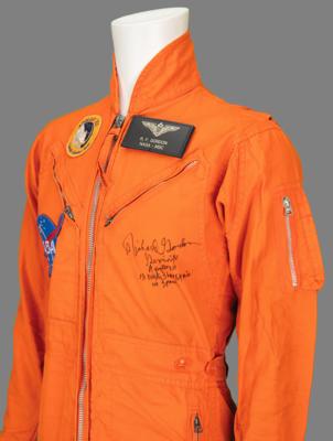 Lot #4170 Richard Gordon Signed U.S. Navy Type II Flight Suit - Image 2