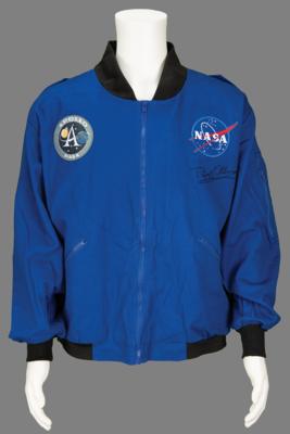 Lot #4130 Buzz Aldrin Signed Commemorative Jacket
