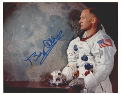 Lot #4143 Buzz Aldrin Signed Photograph