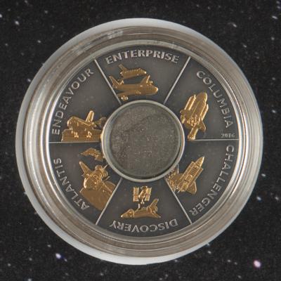 Lot #4386 SpaceX Flown MISSE-9 Mission Coin - One of 50 Carried to the ISS - Image 1