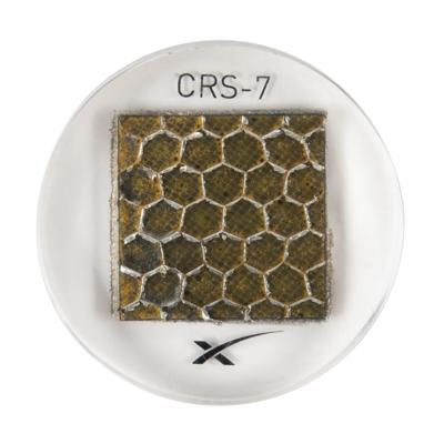 Lot #4400 SpaceX CRS-7 Flown Solar Array Fragment