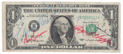 Lot #4050 Apollo 1 Signed One-Dollar Bill - Image 2