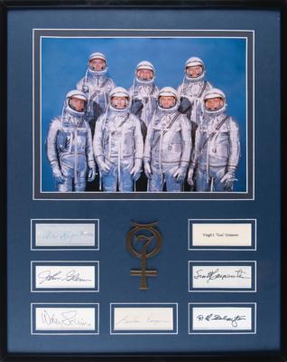 Lot #4018 Mercury Astronauts (6) Signatures